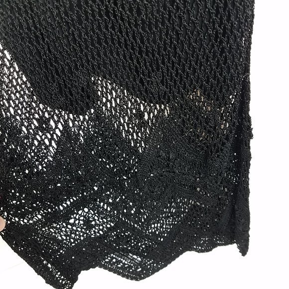 Kroshetta by Papillon dress maxi black crochet L - Picture 5 of 10